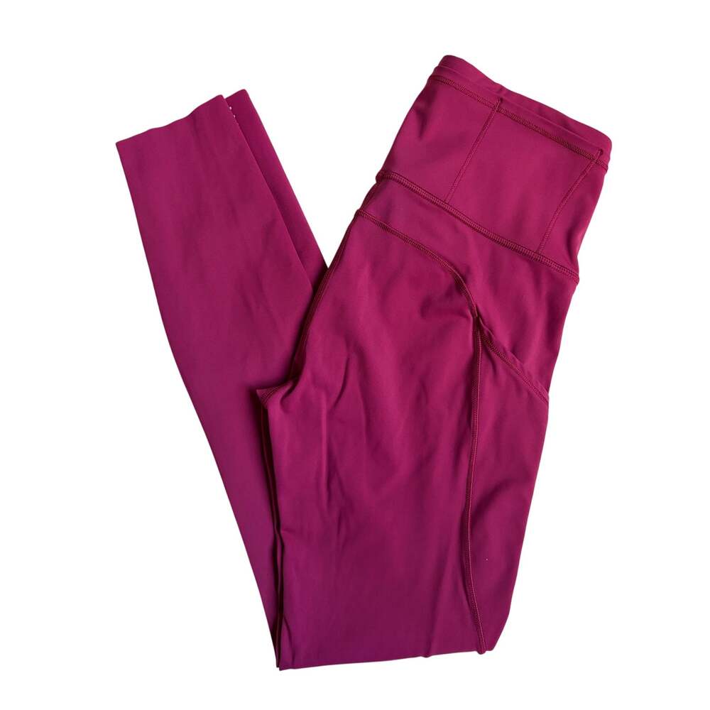 Lululemon Fast & Free 7/8 Tight II *Nulux 25” (Star Ruby?) - 4